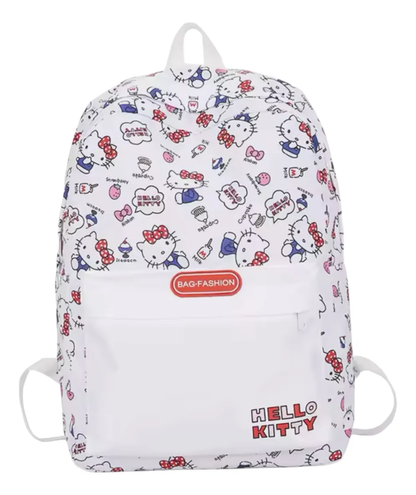Mochila Escolar Grande de Tela Personajes Sanrio