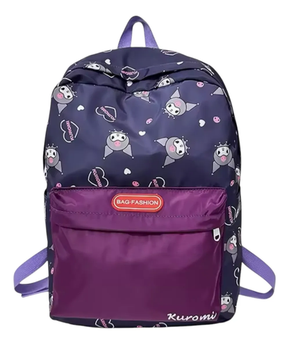 Mochila Escolar Grande de Tela Personajes Sanrio