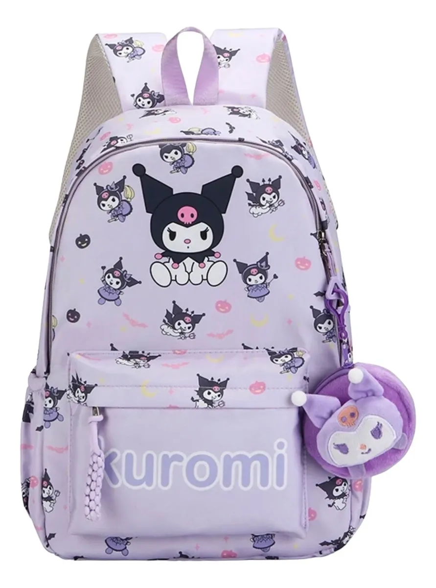 Mochila Escolar Grande de Tela Personajes Sanrio
