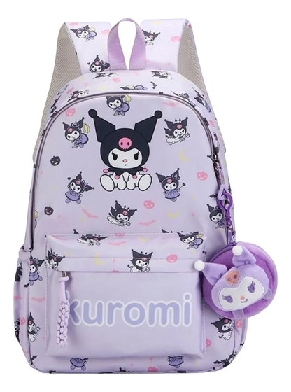 Mochila Escolar Grande de Tela Personajes Sanrio