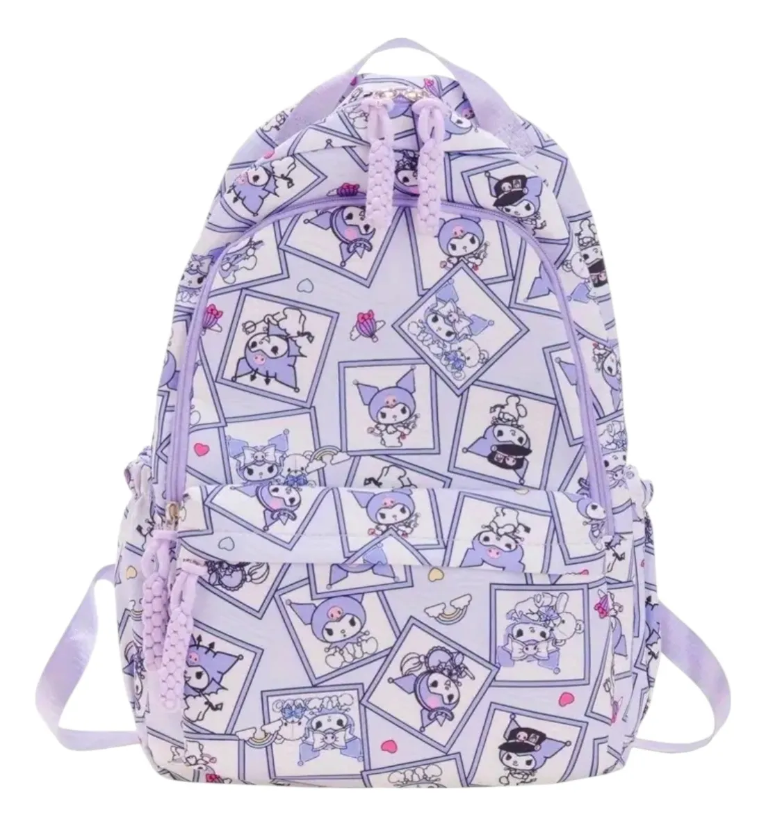 Mochila Escolar Grande de Tela Personajes Sanrio
