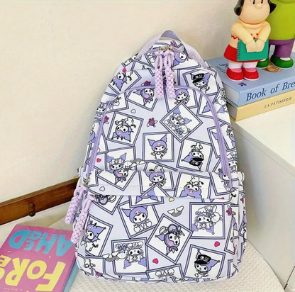 Mochila Escolar Grande de Tela Personajes Sanrio
