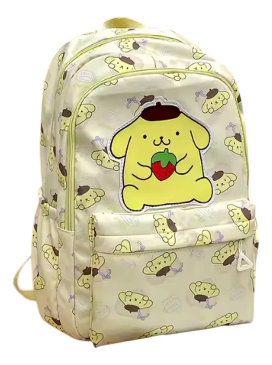 Mochila Escolar Grande de Tela Personajes Sanrio