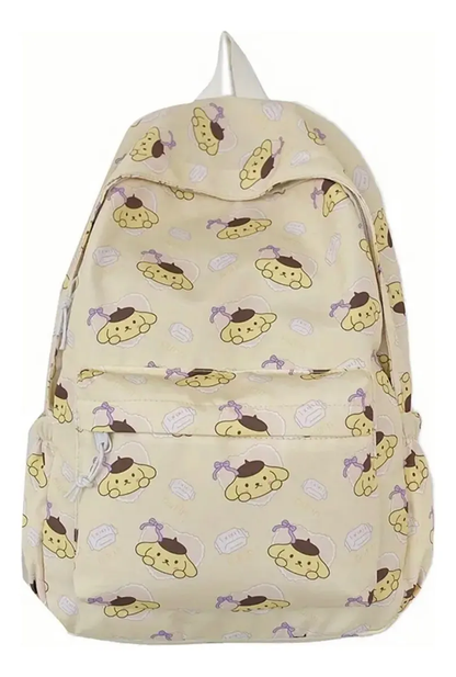 Mochila Escolar Grande de Tela Personajes Sanrio