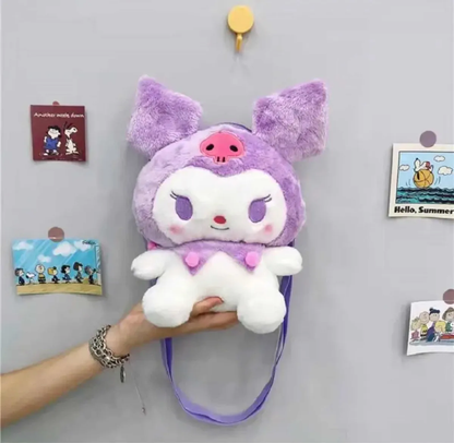 Mochila de Peluche Personajes Sanrio (Varios diseños)