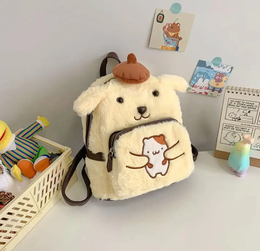 Mochila de Peluche Rectangular Personajes Sanrio (Varios diseños)