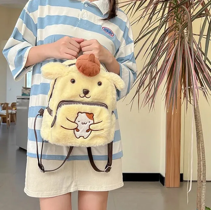 Mochila de Peluche Rectangular Personajes Sanrio (Varios diseños)