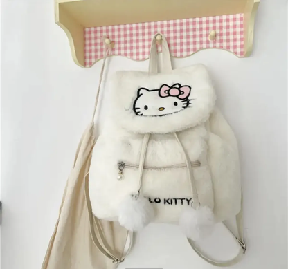 Mochila de Peluche Rectangular Personajes Sanrio (Varios diseños)