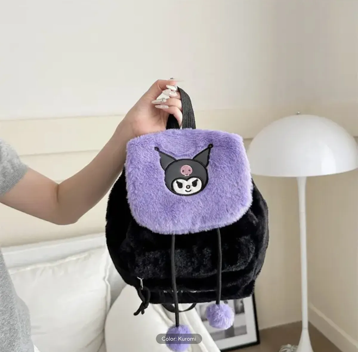 Mochila de Peluche Rectangular Personajes Sanrio (Varios diseños)