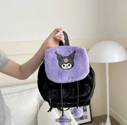 Mochila de Peluche Rectangular Personajes Sanrio (Varios diseños)