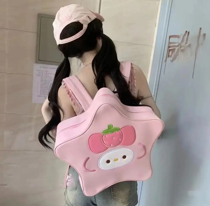 Mochila Estrella de Cuerina Personajes Sanrio