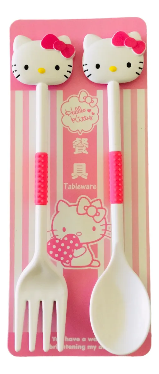 Set de Cubiertos Hello Kitty (Varios diseños)