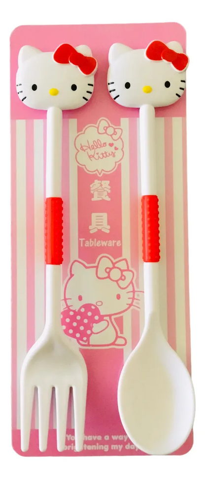 Set de Cubiertos Hello Kitty (Varios diseños)