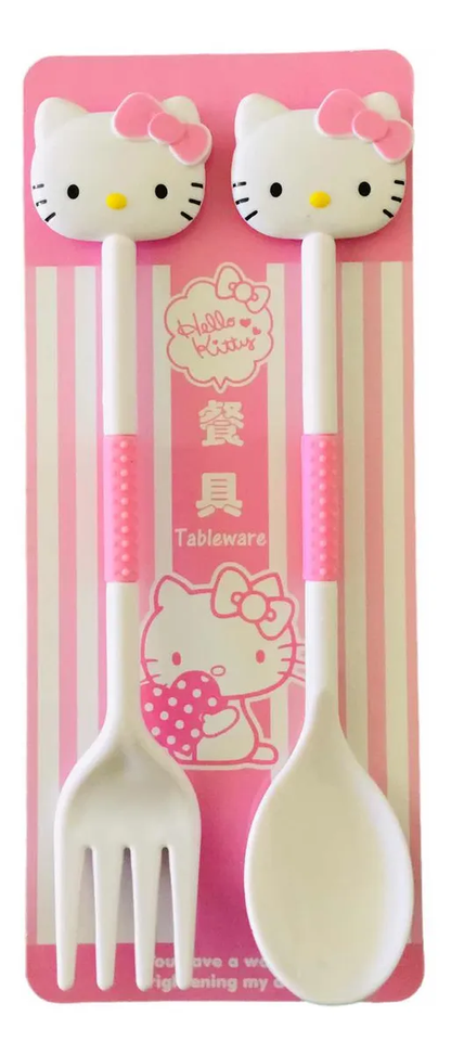 Set de Cubiertos Hello Kitty (Varios diseños)