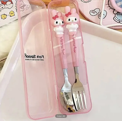 Set de Cubiertos Personajes Sanrio