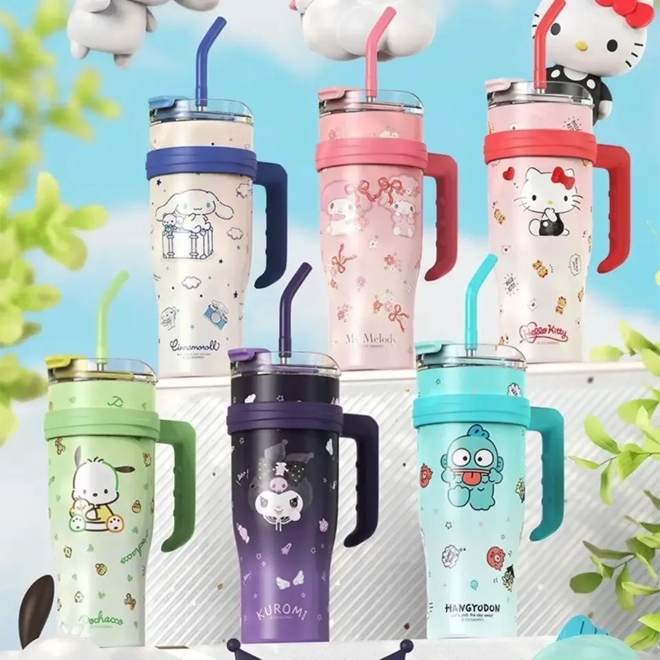 Tazón Térmico de Acero Inoxidable Personajes Sanrio 1200 ml (Varios diseños)