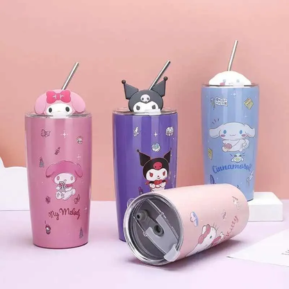 Tazón Térmico de Acero Inoxidable Personajes Sanrio 600 ml (Varios diseños)