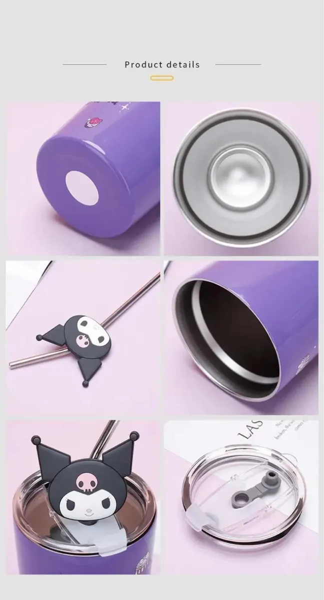 Tazón Térmico de Acero Inoxidable Personajes Sanrio 600 ml (Varios diseños)