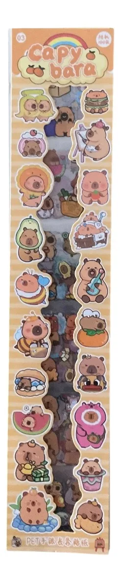 Set Cepillo + Libreta + Lápiz & Stickers Capibara