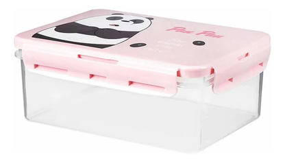 Contenedor Alimentos Rectangular Escandalosos Panda 1500 ml