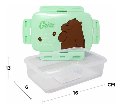 Contenedor de Alimentos Rectangular Escandalosos 600 Ml