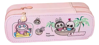 Estuche Escolar Doble Labubu para Niños