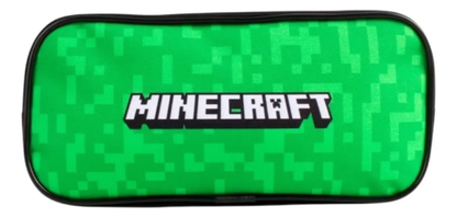 Estuche Escolar Doble Cierre Minecraft