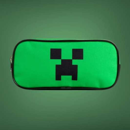 Estuche Escolar Doble Cierre Minecraft