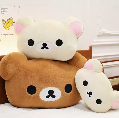 Cojín de Felpa Rilakkuma o Korilakkuma 35 cm (Varios diseños)