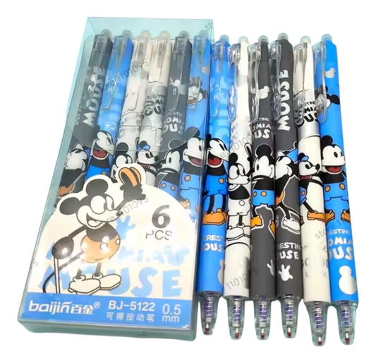 Set de 6 Lápices Pasta Mickey Mouse