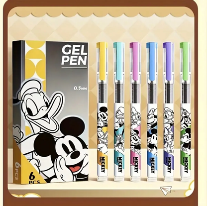 Set de 6 lápices Tinta Gel Mickey Mouse y Sus Amigos