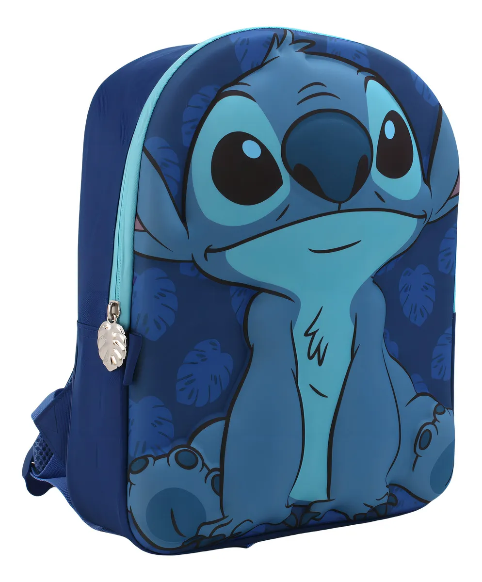 Mochila Intek Stitch 3D 34cm