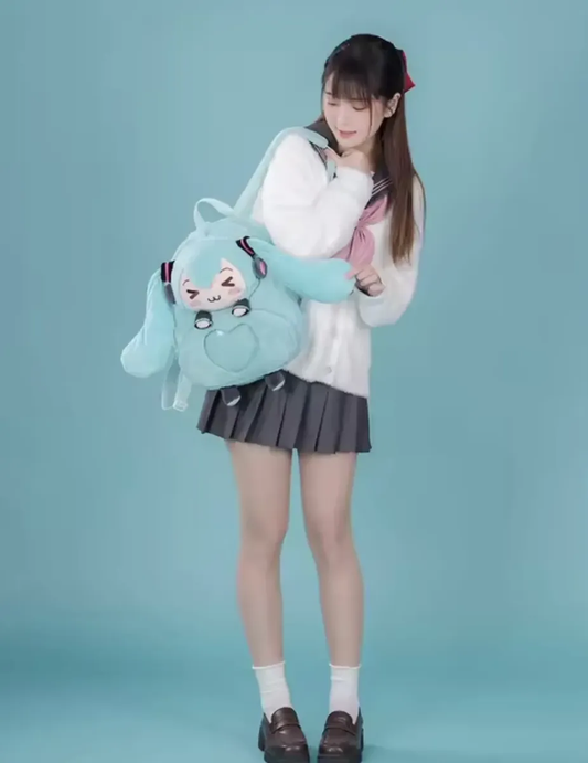 Mochila Hatsune Miku de Felpa 6L