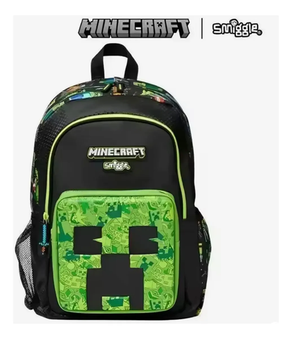Mochila Escolar Smiggle Minecraft 20 Lts