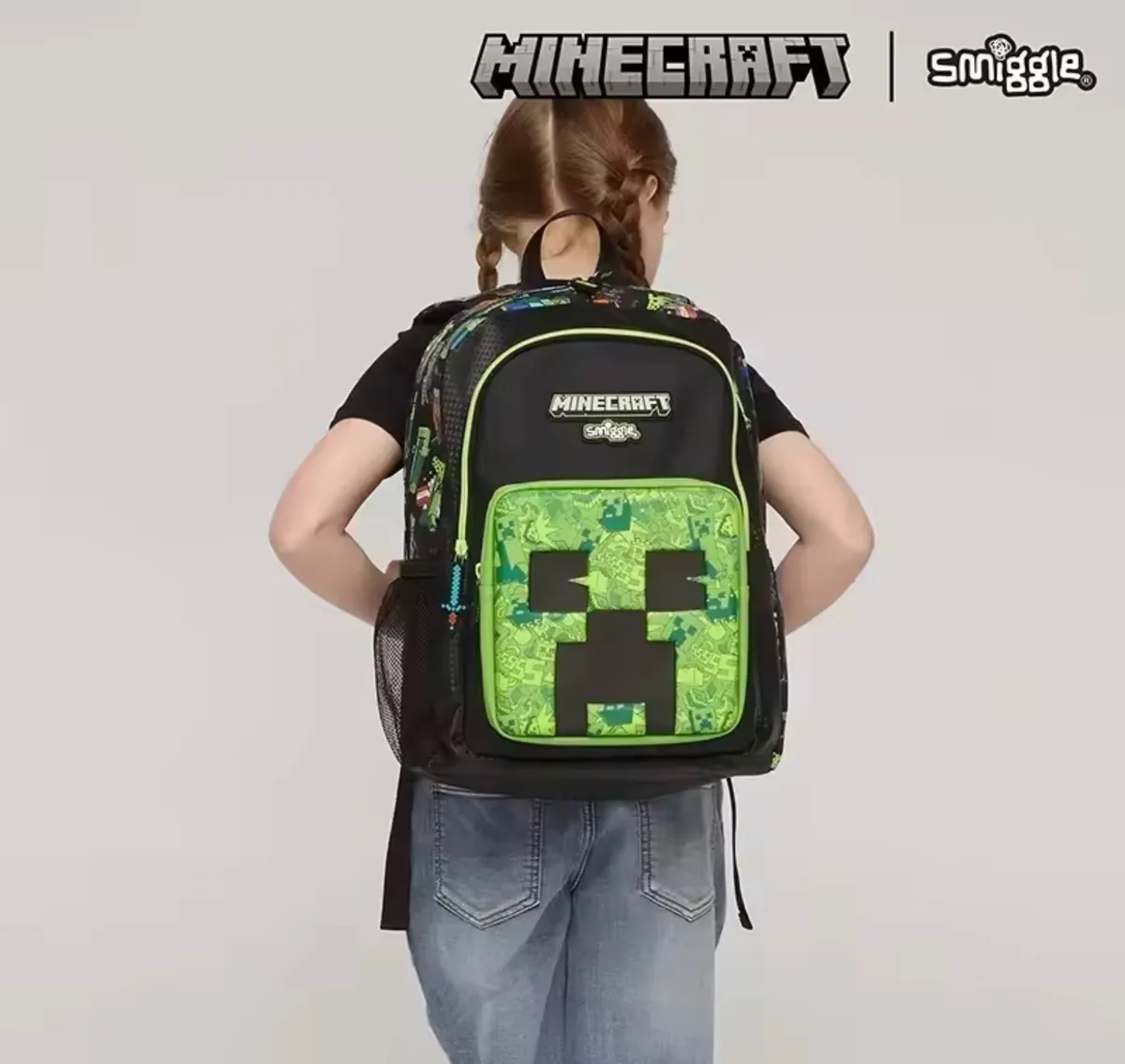 Mochila Escolar Smiggle Minecraft 20 Lts