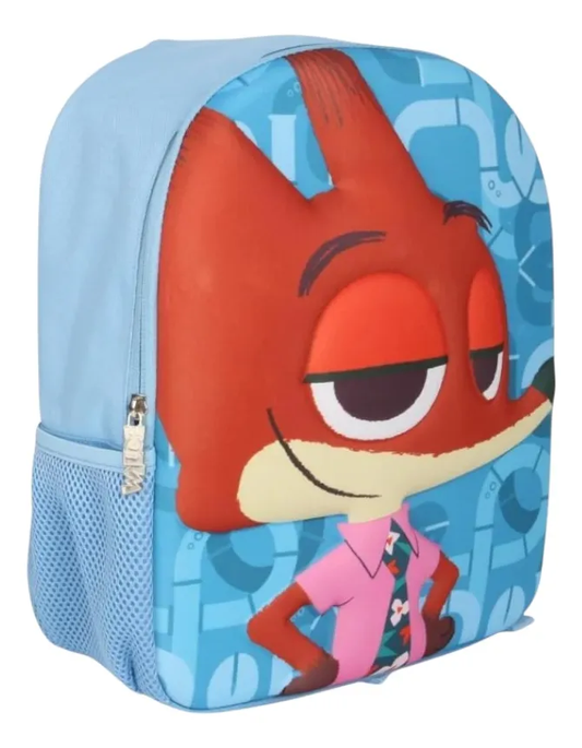 Mochila Escolar Zootopia 3D (Varios modelos)