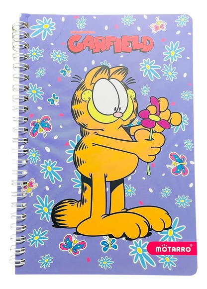 Set Libreta Argollada + Stickers Garfield (Varios diseños)