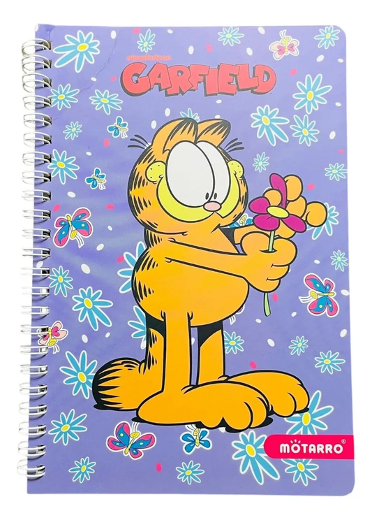 Set Libreta Argollada + Stickers Garfield (Varios diseños)