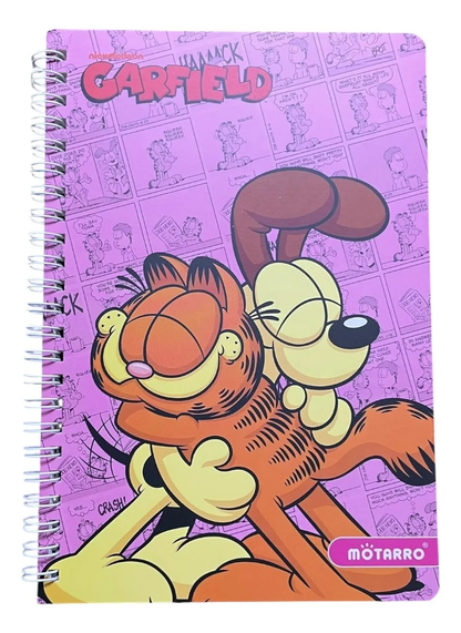 Set Libreta Argollada + Stickers Garfield (Varios diseños)