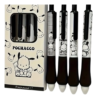 Set de 4 Lápices Tinta Gel Sanrio Pochacco