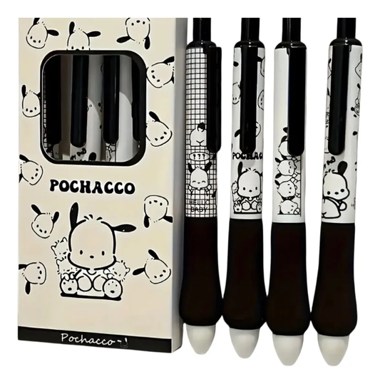 Set de 4 Lápices Tinta Gel Sanrio Pochacco