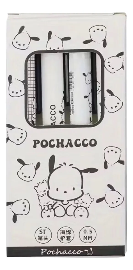 Set de 4 Lápices Tinta Gel Sanrio Pochacco
