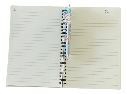 Libreta Mikko Kawaii con Lápiz (Varios diseños)