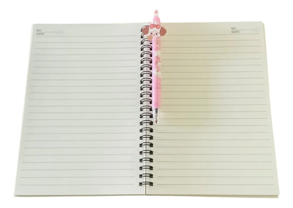 Libreta Mikko Kawaii con Lápiz (Varios diseños)