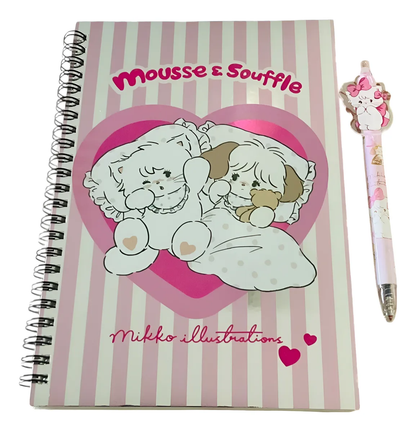 Libreta Mikko Kawaii con Lápiz (Varios diseños)