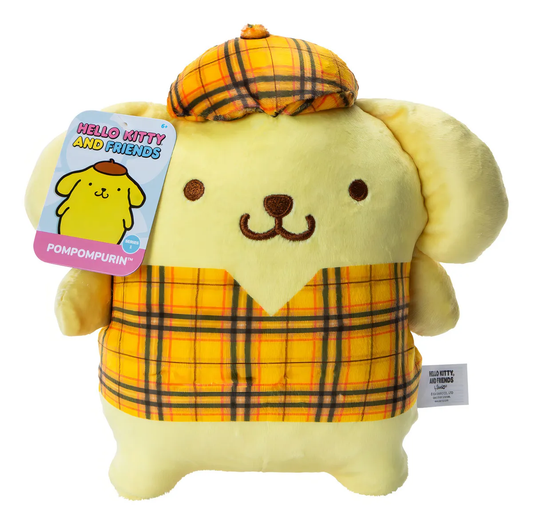 Peluche Amigos Sanrio cuadrillé 20 cm