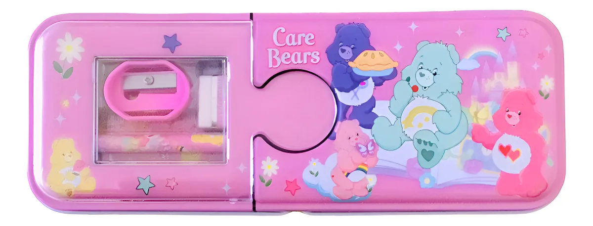 Estuche Metálico con Útiles Escolares Cariñositos