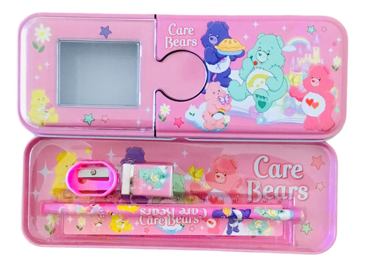 Estuche Metálico con Útiles Escolares Cariñositos