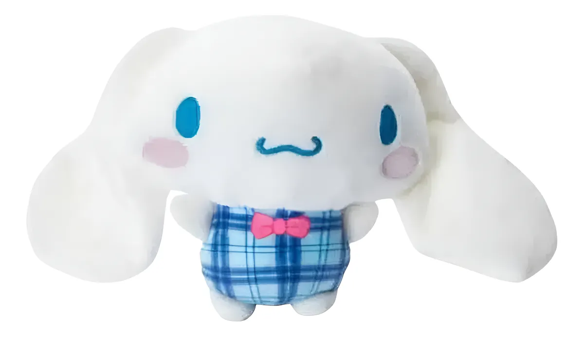 Peluche Amigos Sanrio cuadrillé 20 cm