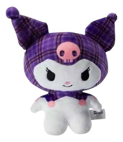 Peluche Amigos Sanrio cuadrillé 20 cm